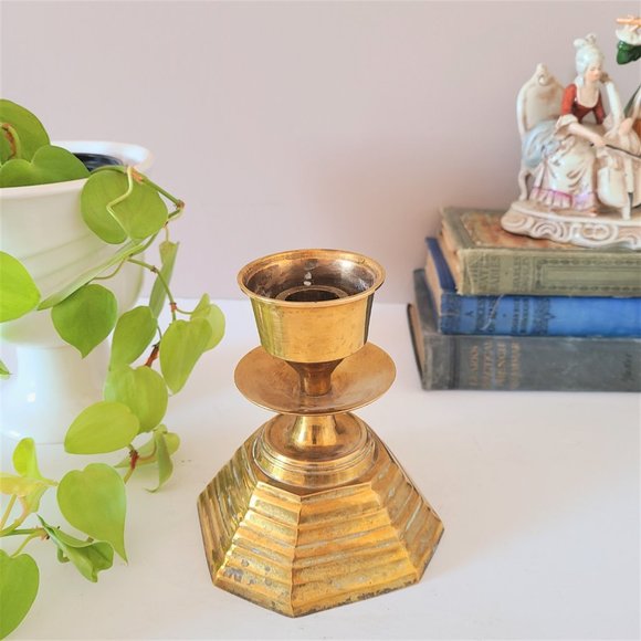 Rosenthal Netter brass candle holder/stick. - Picture 2 of 5
